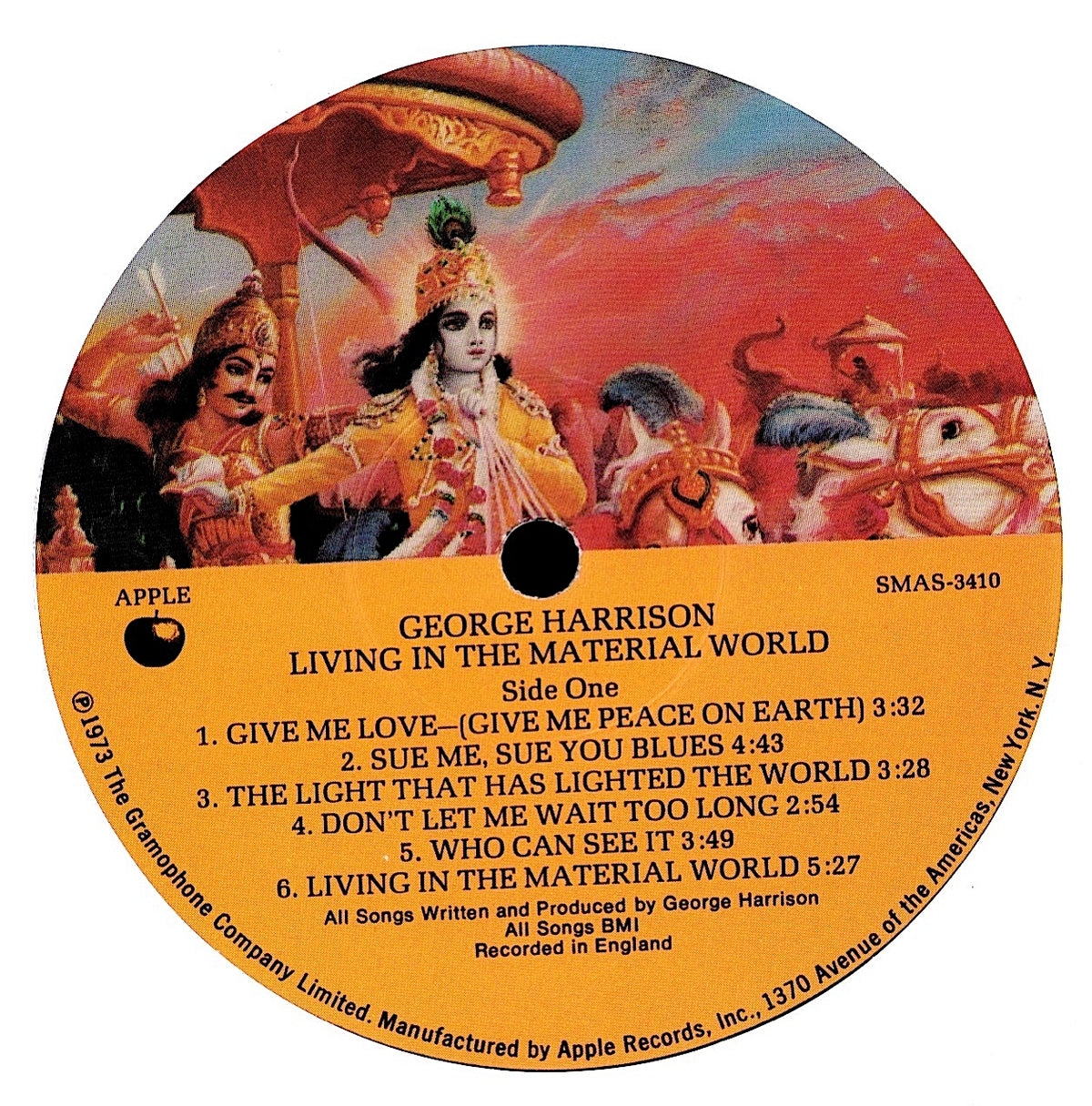 George Harrison - Living In The Material World (Vinyl LP | US Original | 1973 | Gatefold)