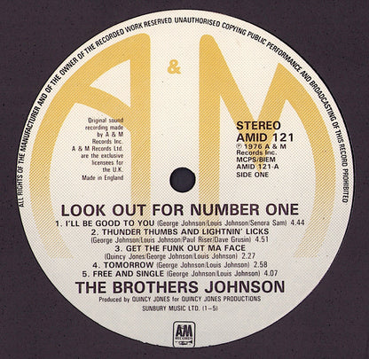 Brothers Johnson – Look Out For #1 Vinyl LP