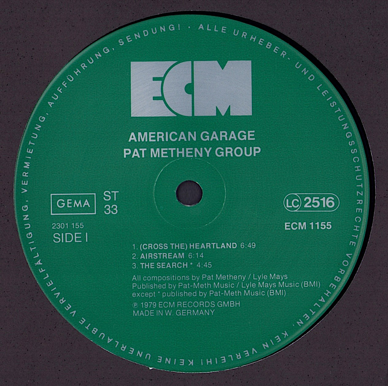 Pat Metheny - American Garage Vinyl LP