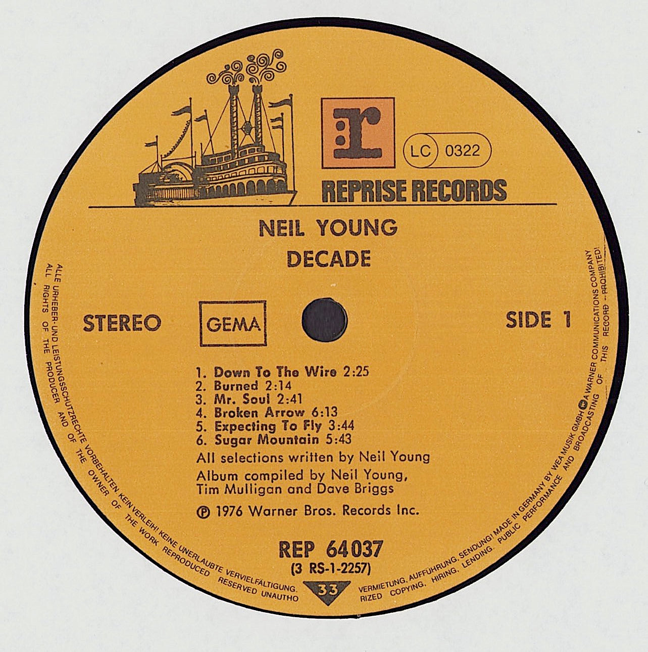 Neil Young ‎- Decade (Vinyl 3LP) – Devinylhunter-Records