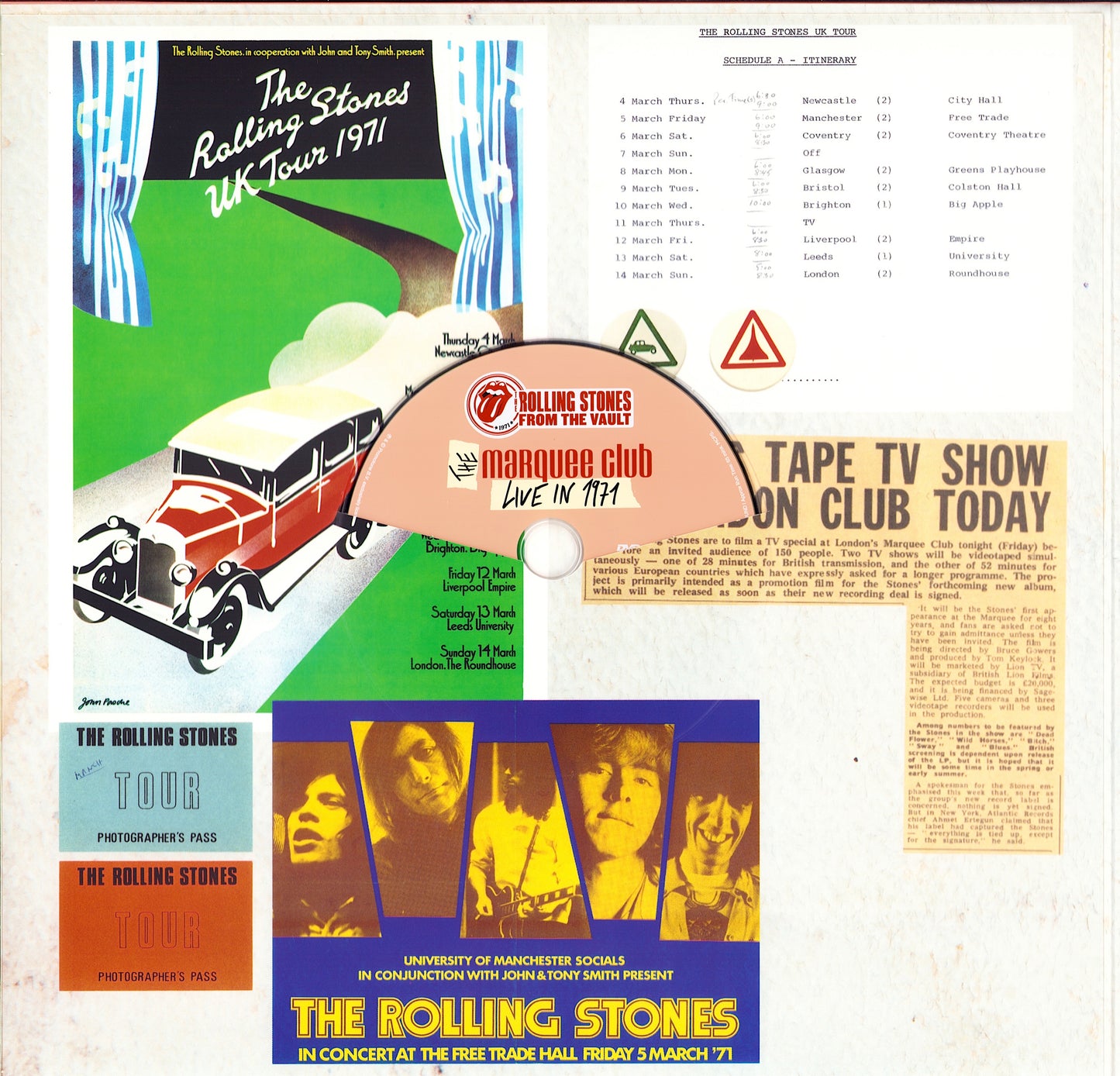 The Rolling Stones – The Marquee Club Live In 1971 Vinyl LP + DVD