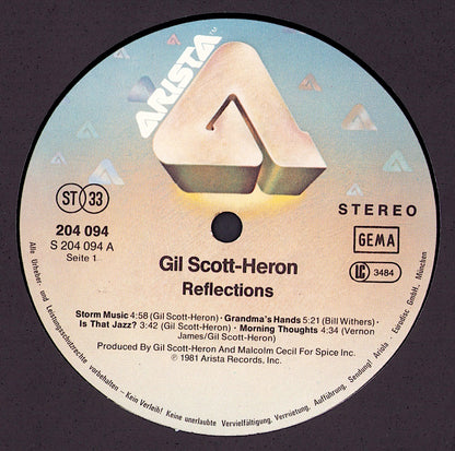 Gil Scott-Heron - Reflections Vinyl LP