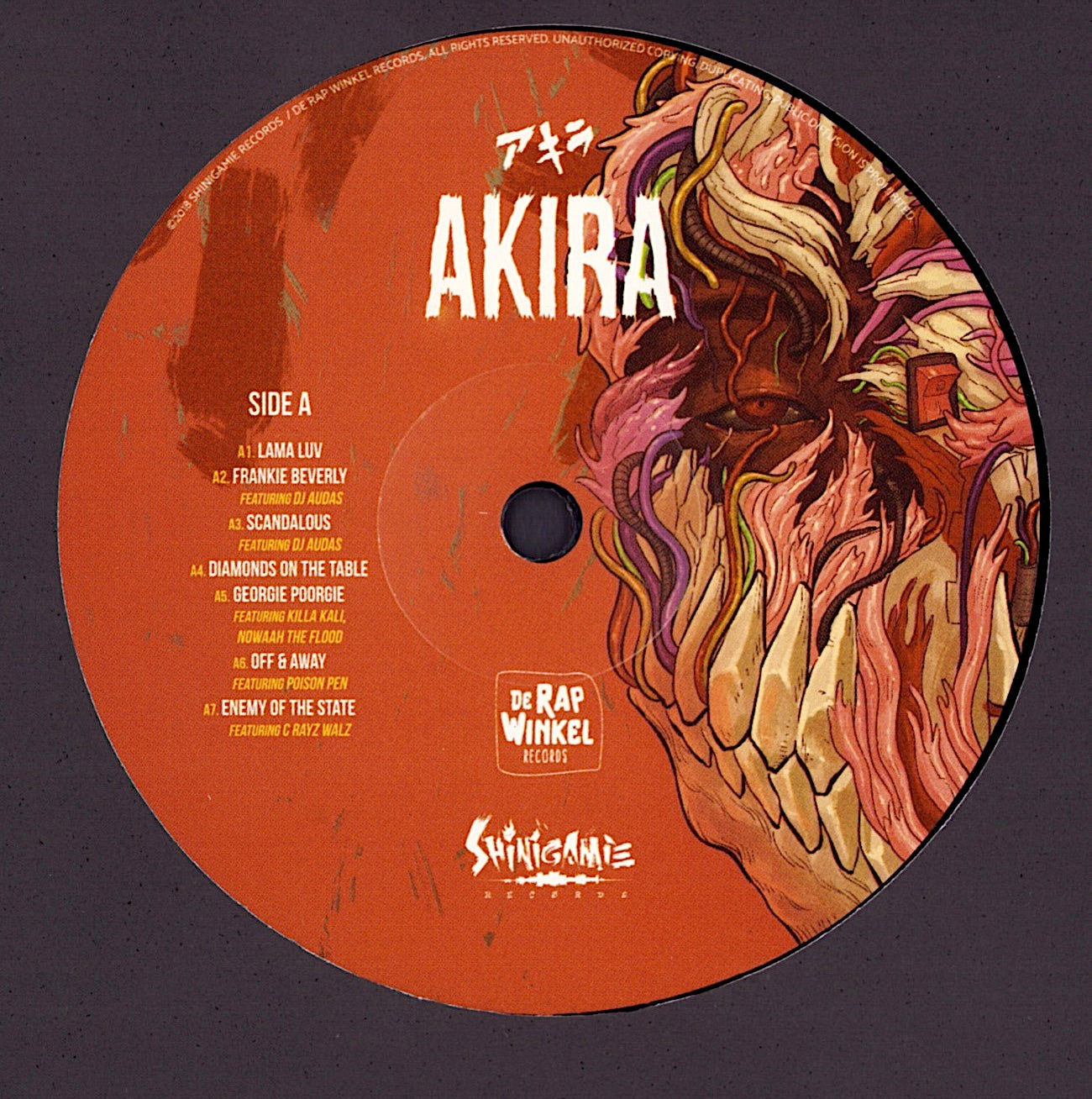 Kyo Itachi & Realio Sparkzwell – Akira Black Vinyl LP Limited Edition