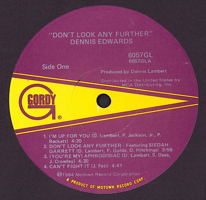 Dennis Edwards – Don't Look Any Further Vinyl LP