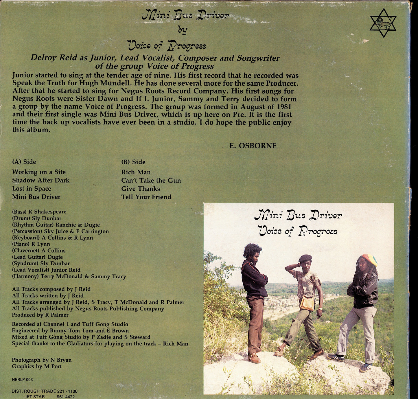The Itals - Give Me Power Vinyl LP | US Original | 1983 Kopie