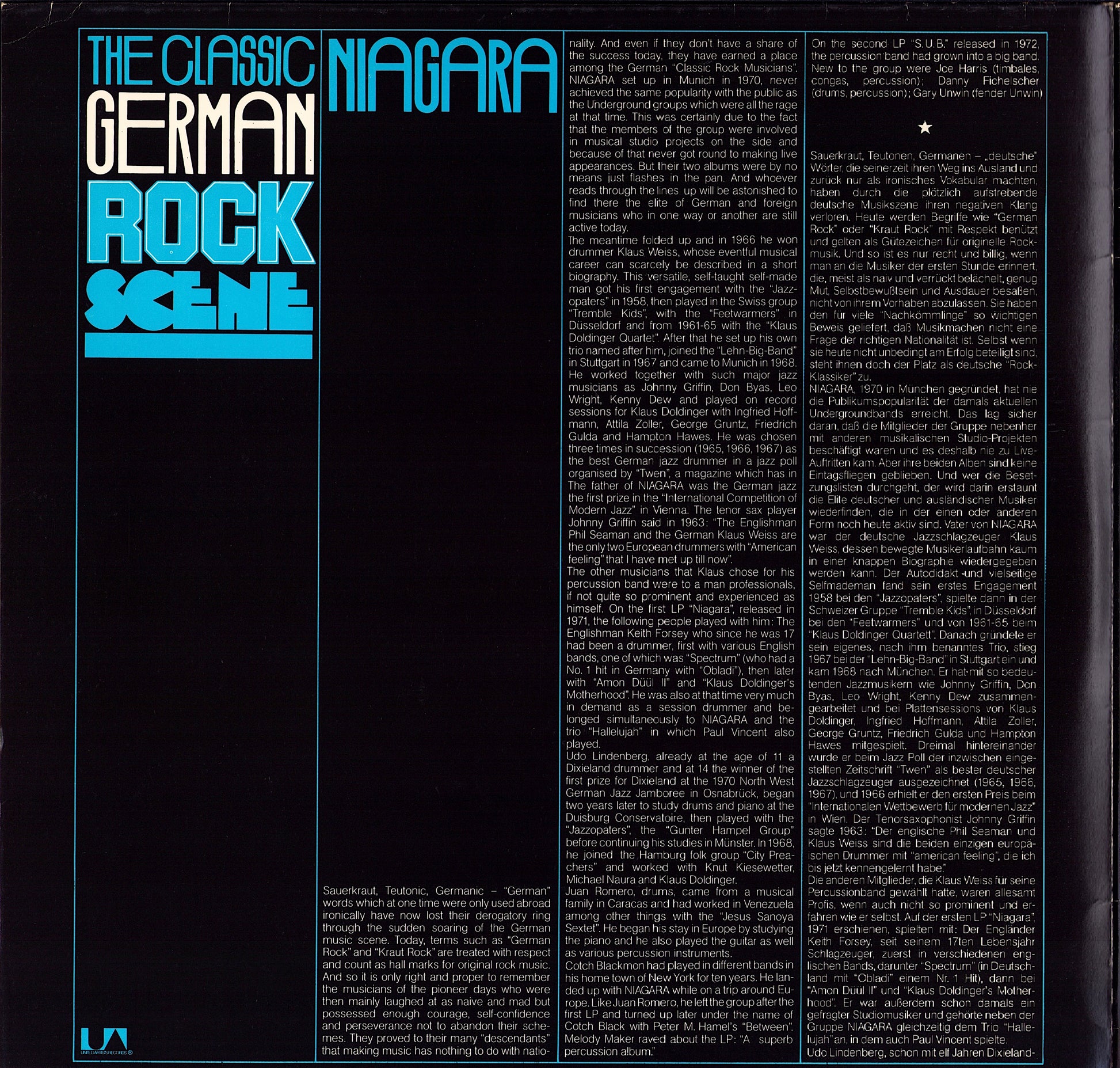 Niagara - The Classic German Rock Scene