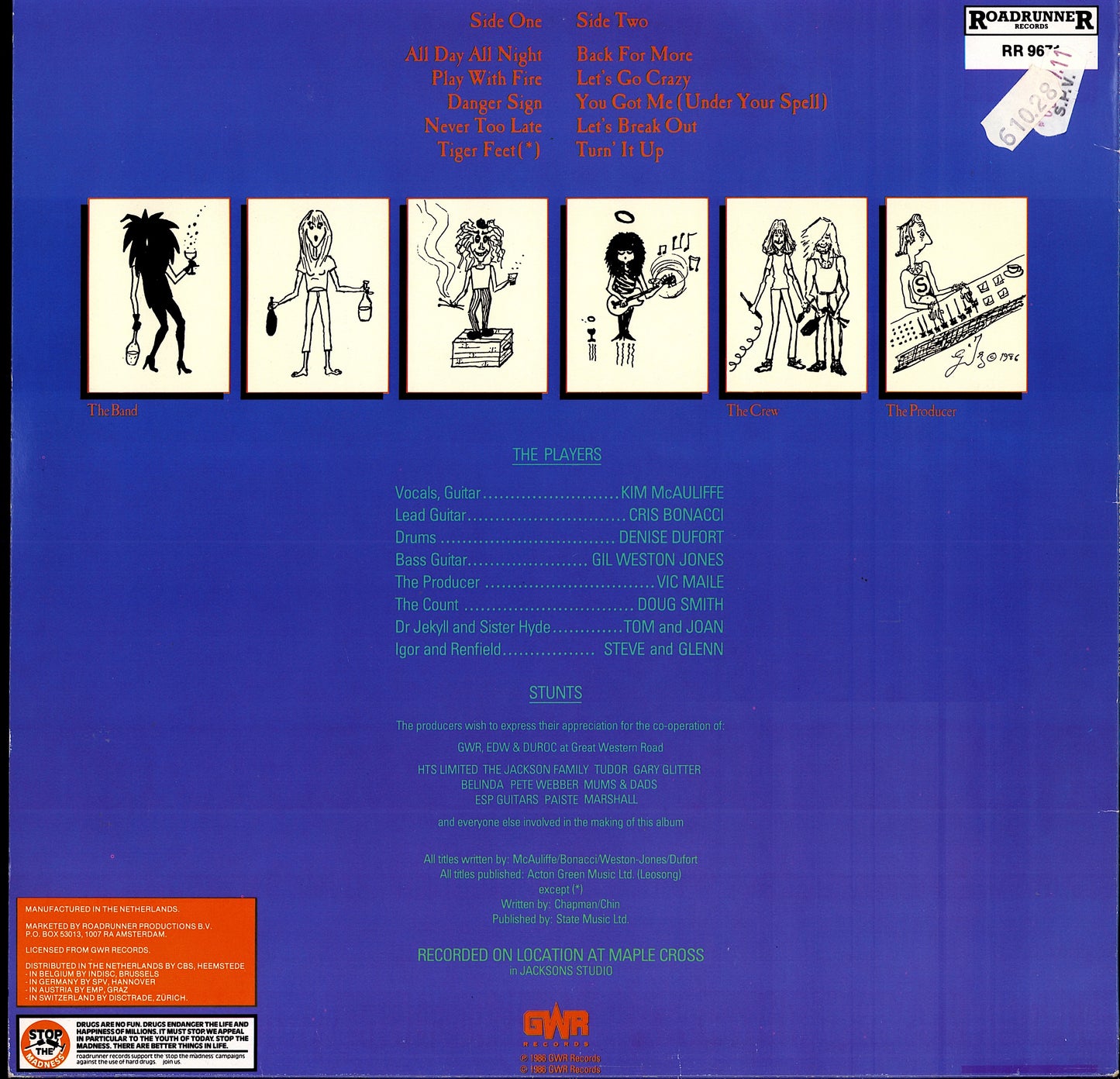 Krank – Hideous Vinyl LP | EU Original | 1986 Kopie