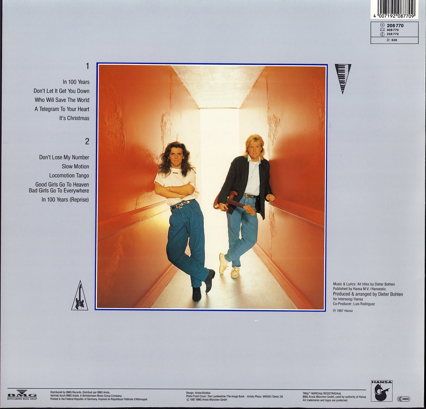 Modern Talking – In The Garden Of Venus - The 6th Album Vinyl LP