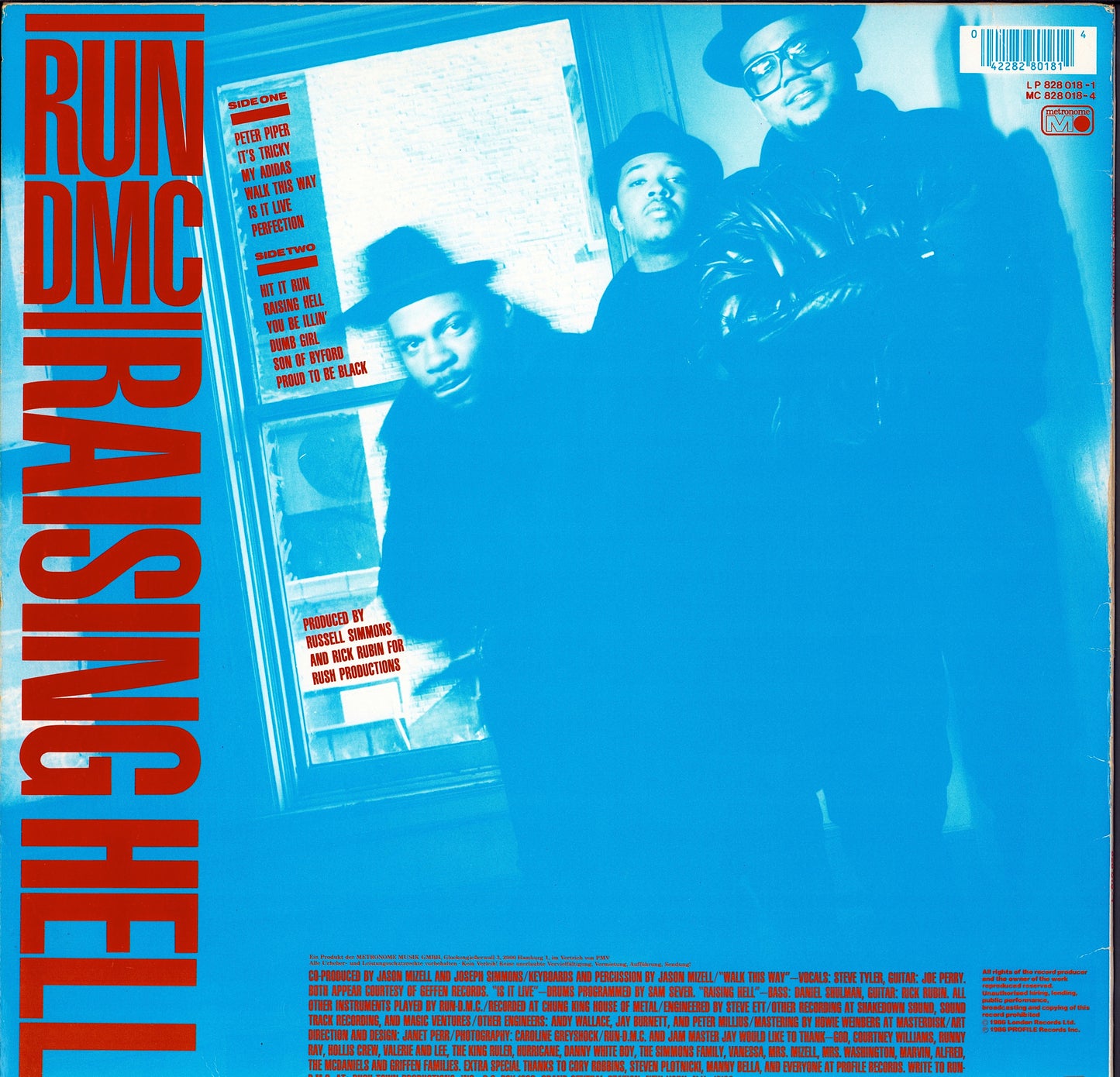 RUN DMC - Raising Hell Vinyl LP