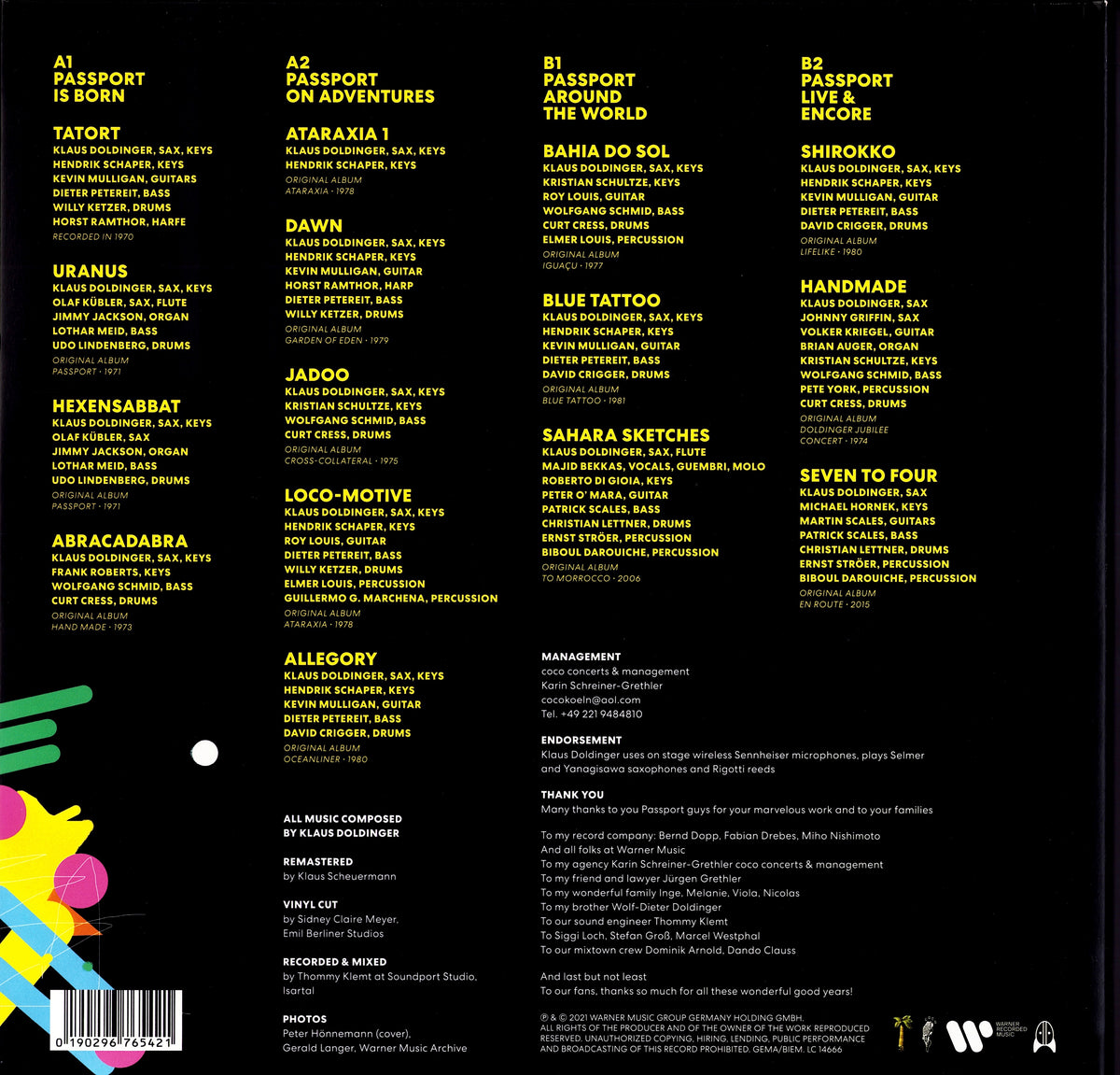 Klaus Doldinger - The First 50 Years Of Passport (Vinyl 2LP | German Release | 2021 | Gatefold)