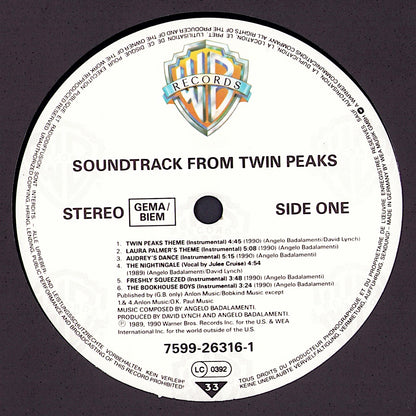 Angelo Badalamenti ‎- Music From Twin Peaks Vinyl LP