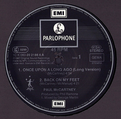 Paul McCartney – Once Upon A Long Ago Vinyl 12"