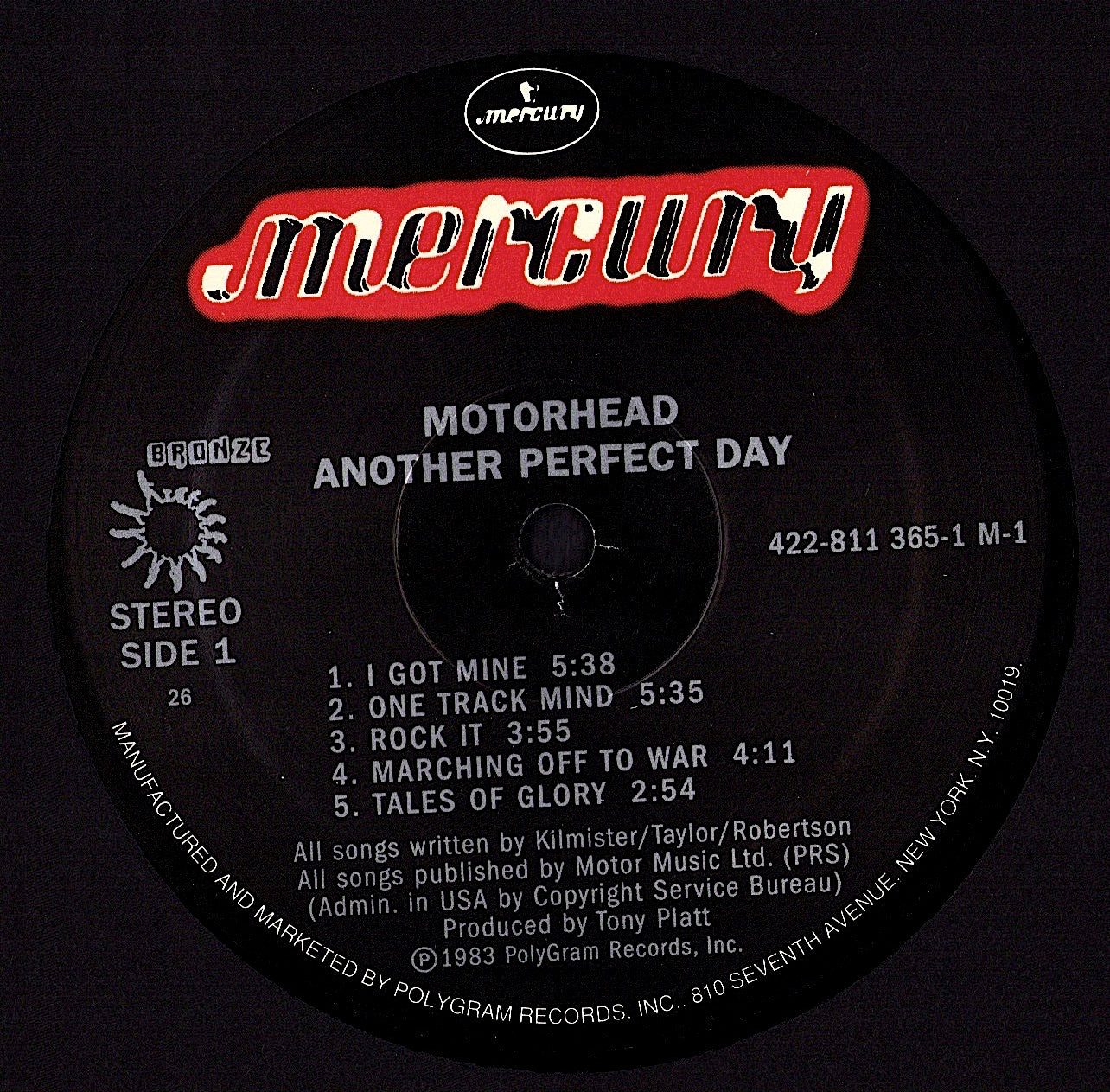 Motörhead – Another Perfect Day Vinyl LP