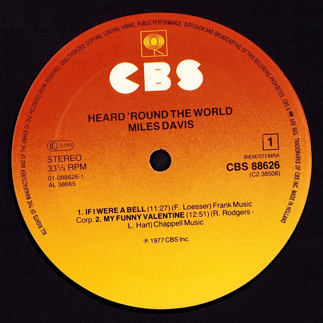 Miles Davis - Heard 'Round The World Vinyl 2LP