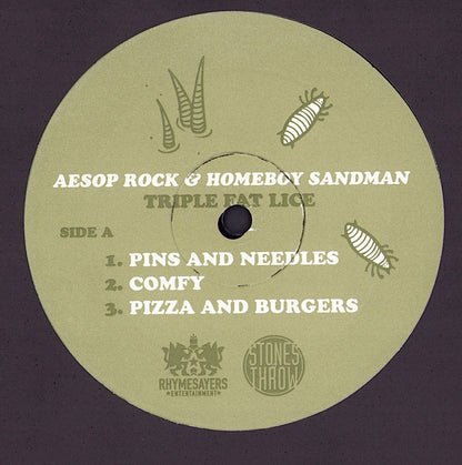 Aesop Rock & Homeboy Sandman – Triple Fat Lice Vinyl 12" EP