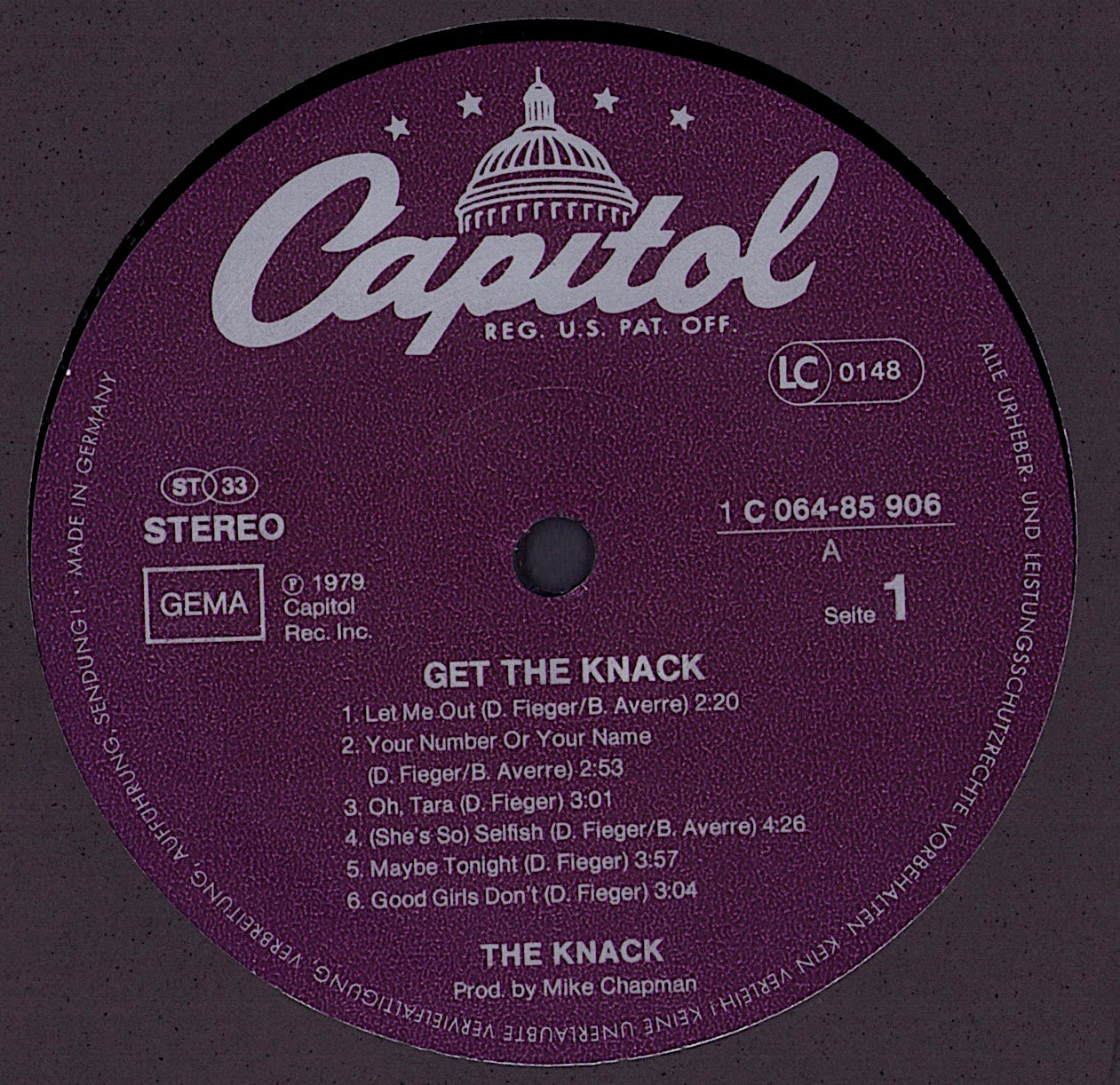 The Knack - Get The Knack Vinyl LP