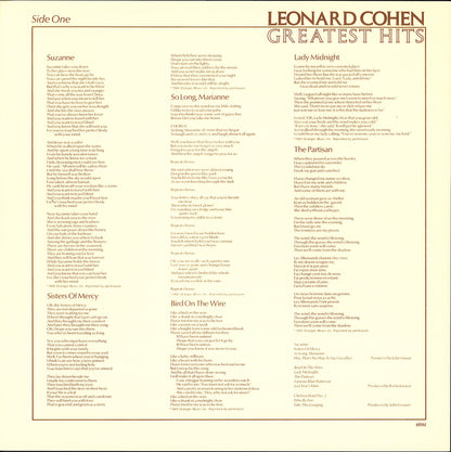 Leonard Cohen – Greatest Hits Vinyl LP