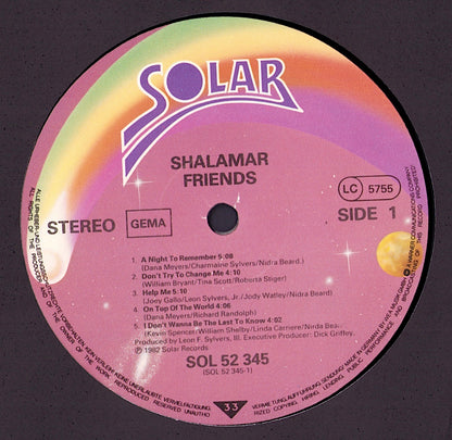 Shalamar - Friends Vinyl LP