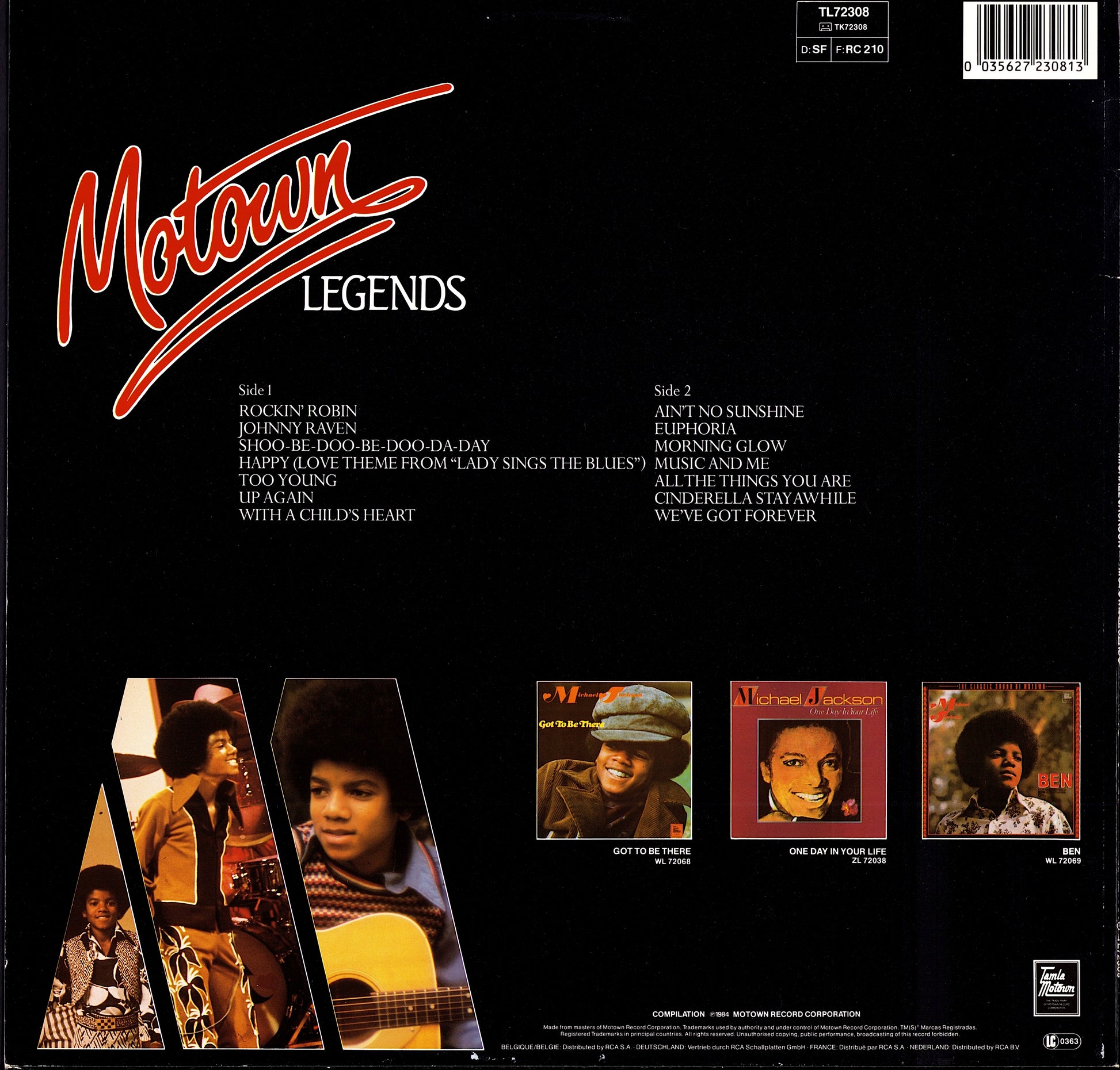 Michael Jackson – Motown Legends Vinyl LP