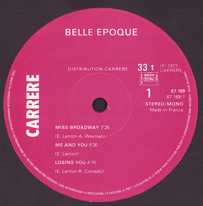 Belle Epoque ‎- Black Is Black