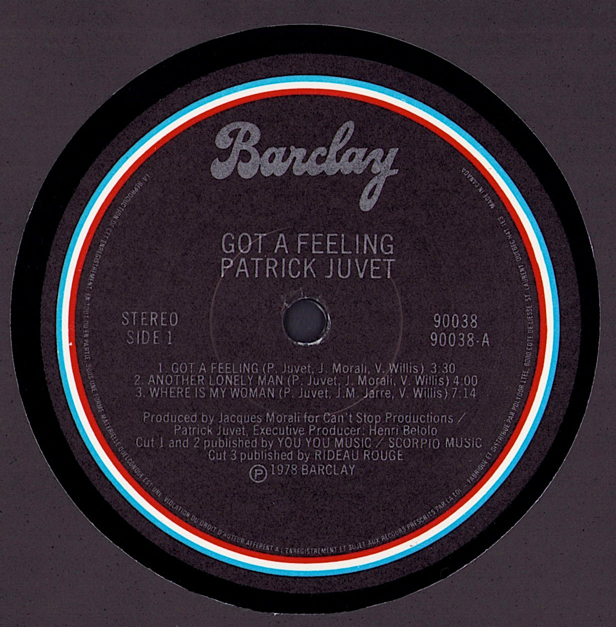 Patrick Juvet - Got A Feeling