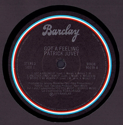 Patrick Juvet - Got A Feeling