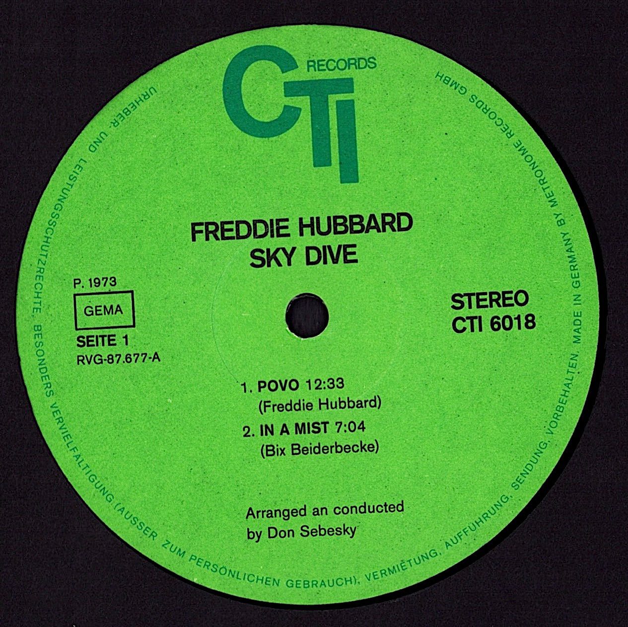 Freddie Hubbard – Sky Dive Vinyl LP