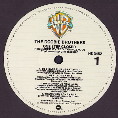 The Doobie Brothers - One Step Closer Vinyl LP