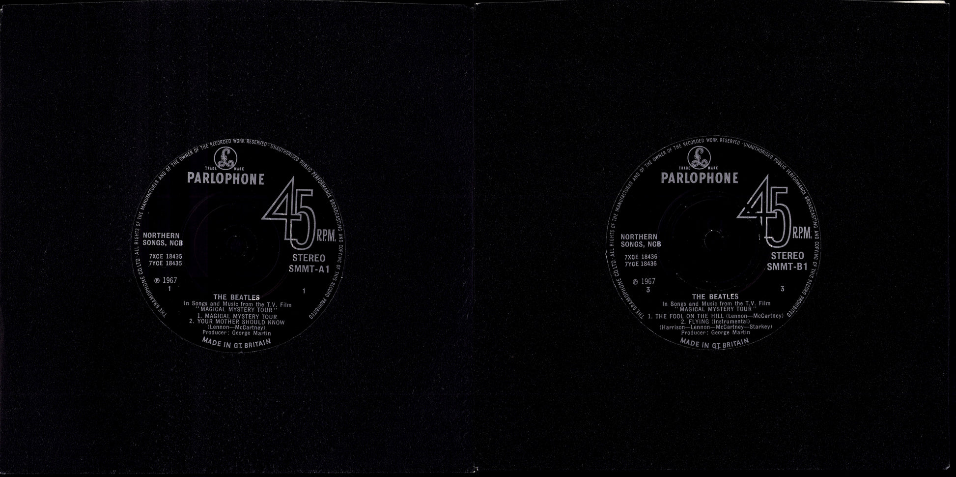 The Beatles - Act Naturally / Yesterday Vinyl 7" | DE Original | 1965 Kopie