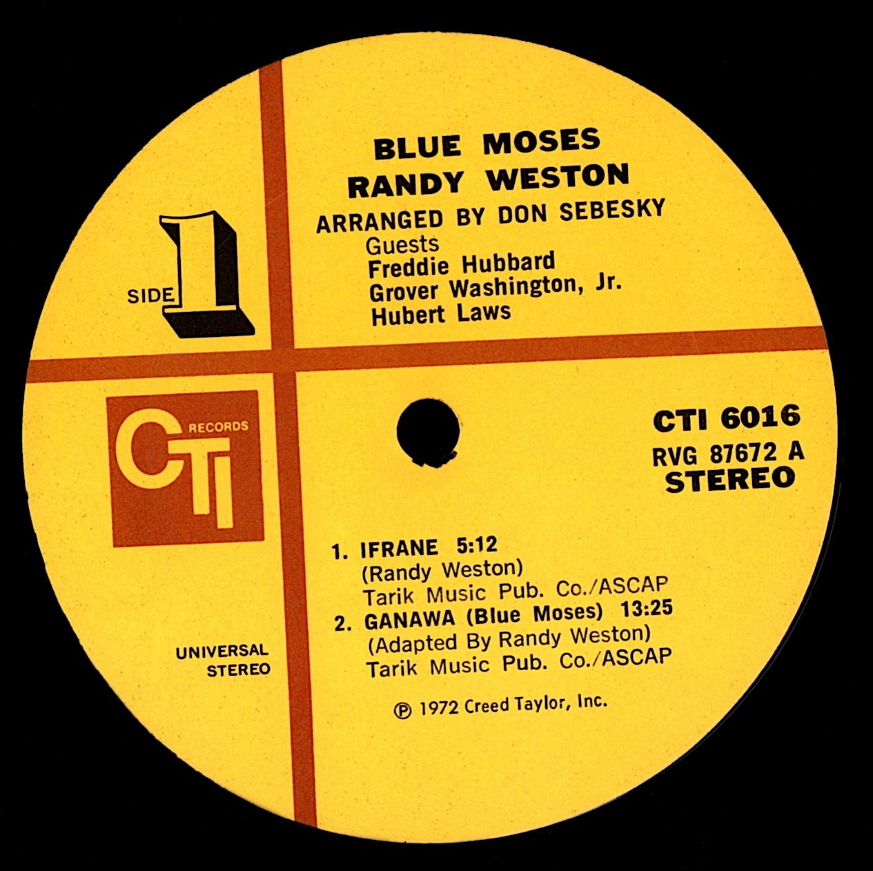 Randy Weston – Blue Moses Vinyl LP