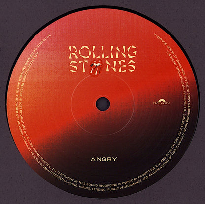 Rolling Stones – Angry Vinyl 10"