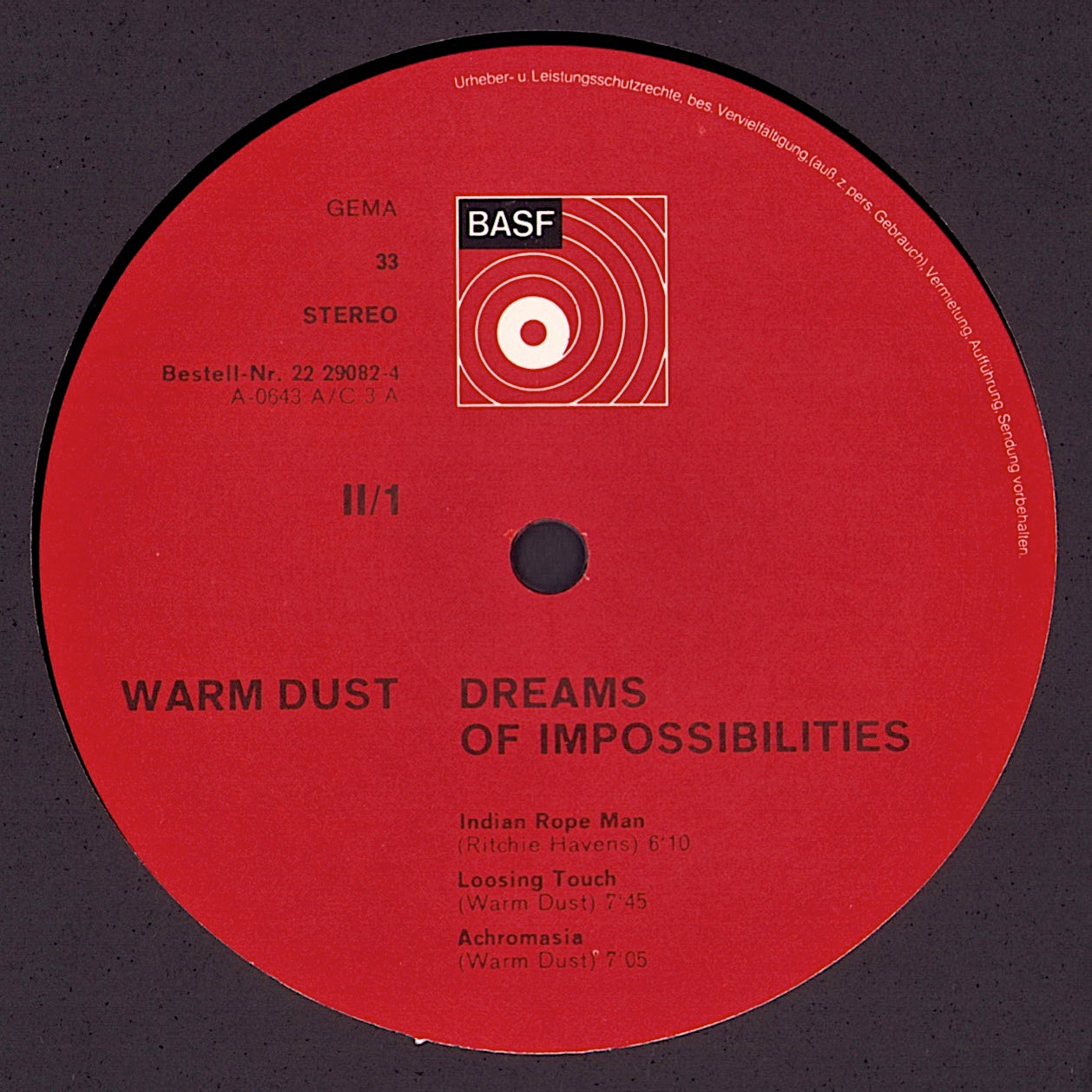 Warm Dust