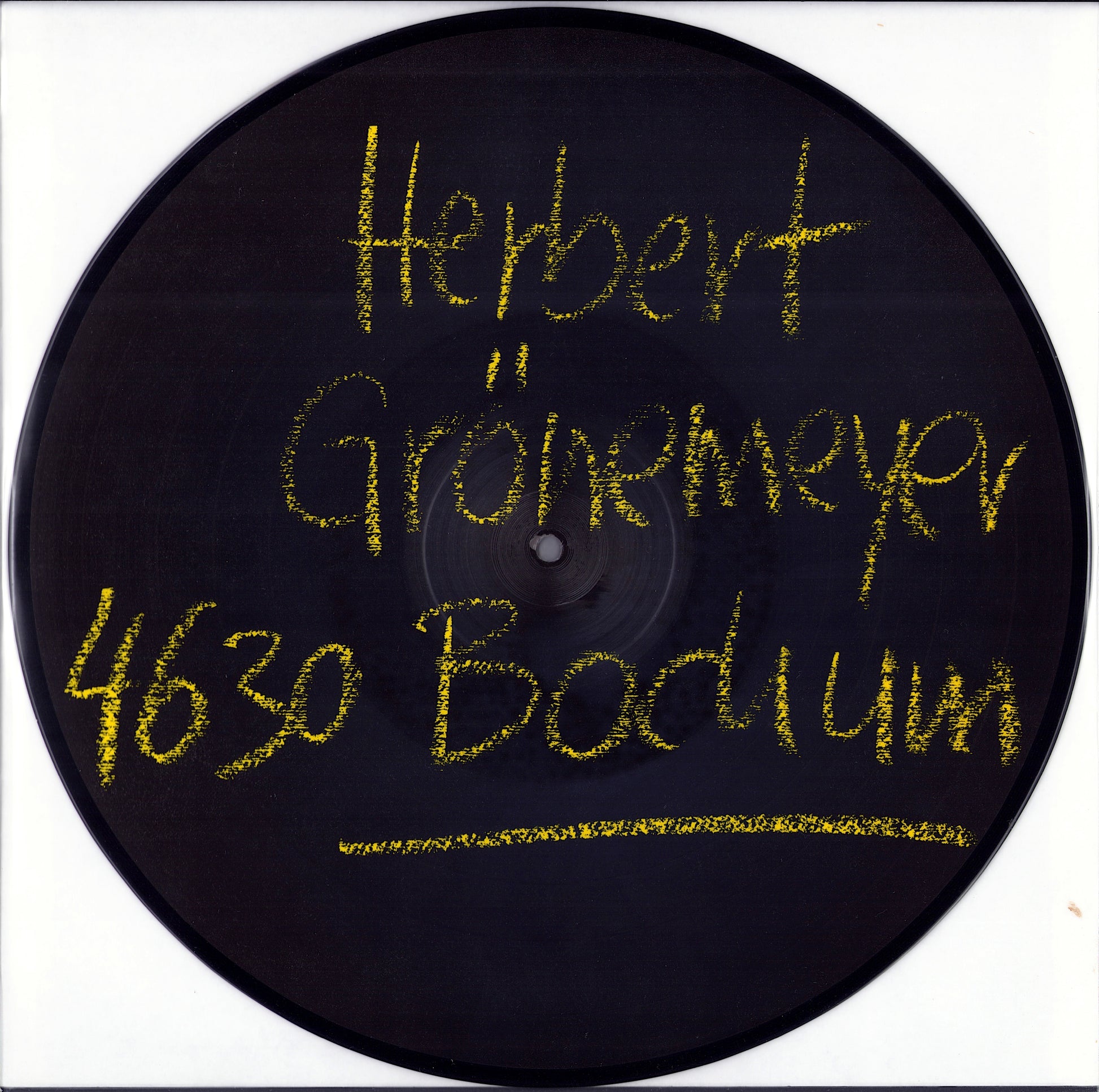 Herbert Grönemeyer - 4630 Bochum Picture Disc Vinyl LP Limited Edition