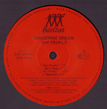 Tangerine Dream – Shy People Vinyl LP