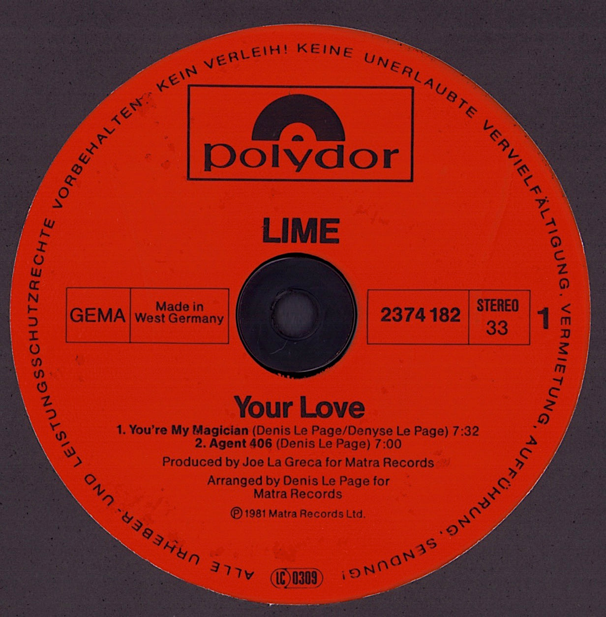 Lime - Your Love