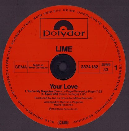 Lime - Your Love