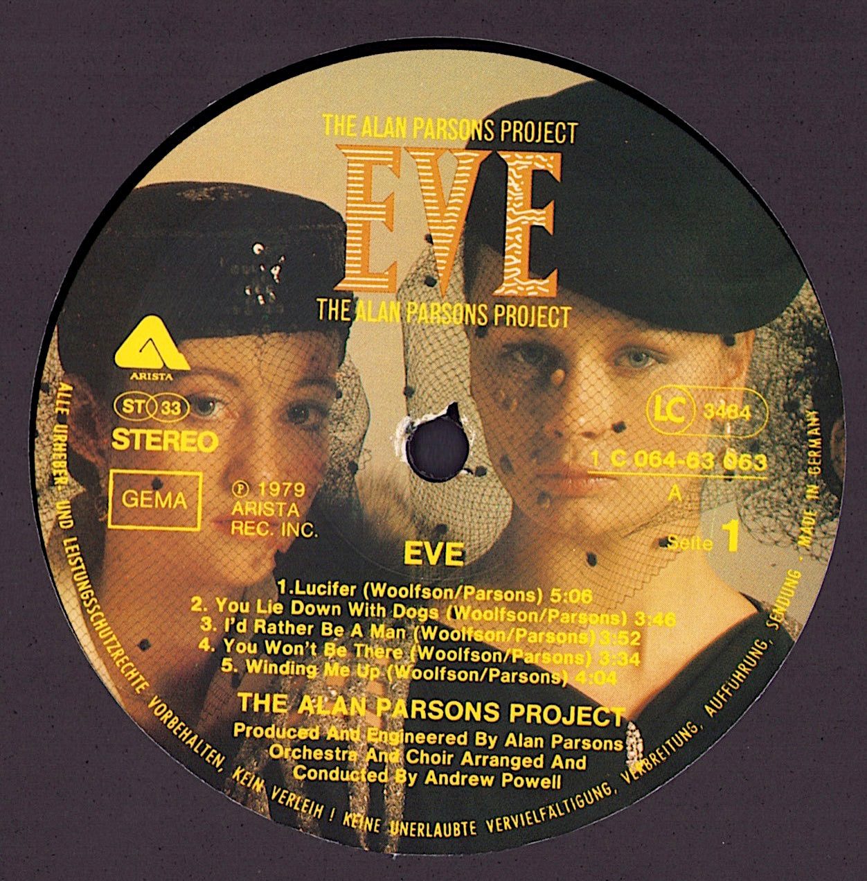 The Alan Parsons Project - Eve Vinyl LP