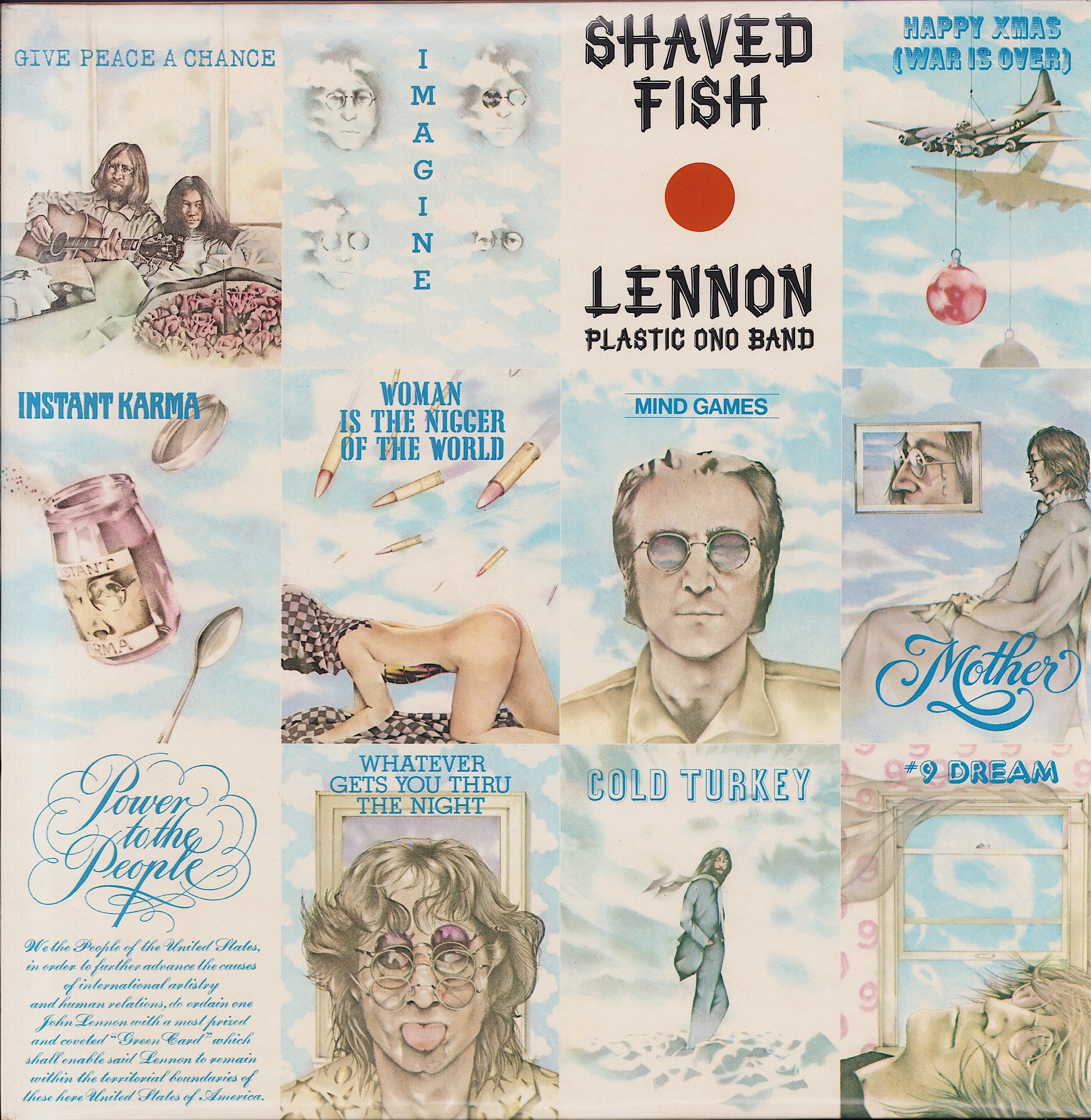 Lennon, Plastic Ono Band ‎- Shaved Fish Vinyl LP UK