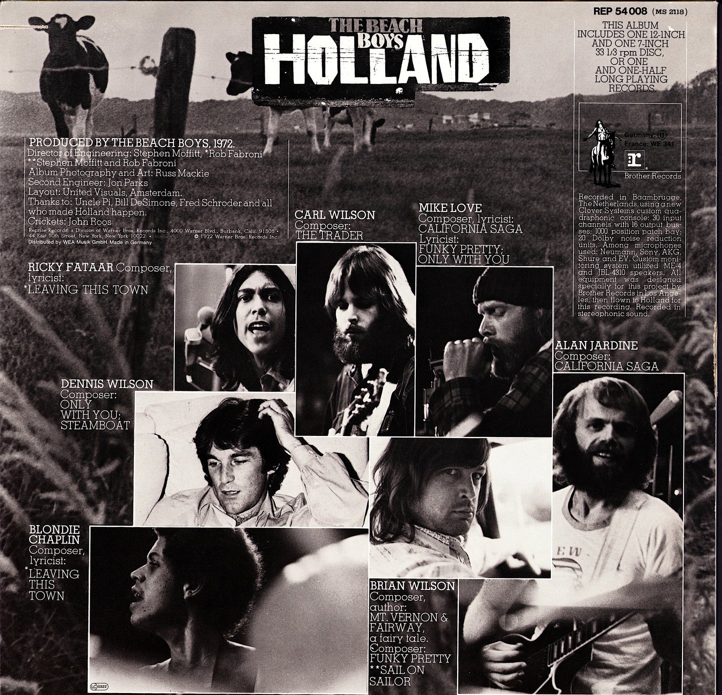 The Beach Boys – Holland Vinyl LP