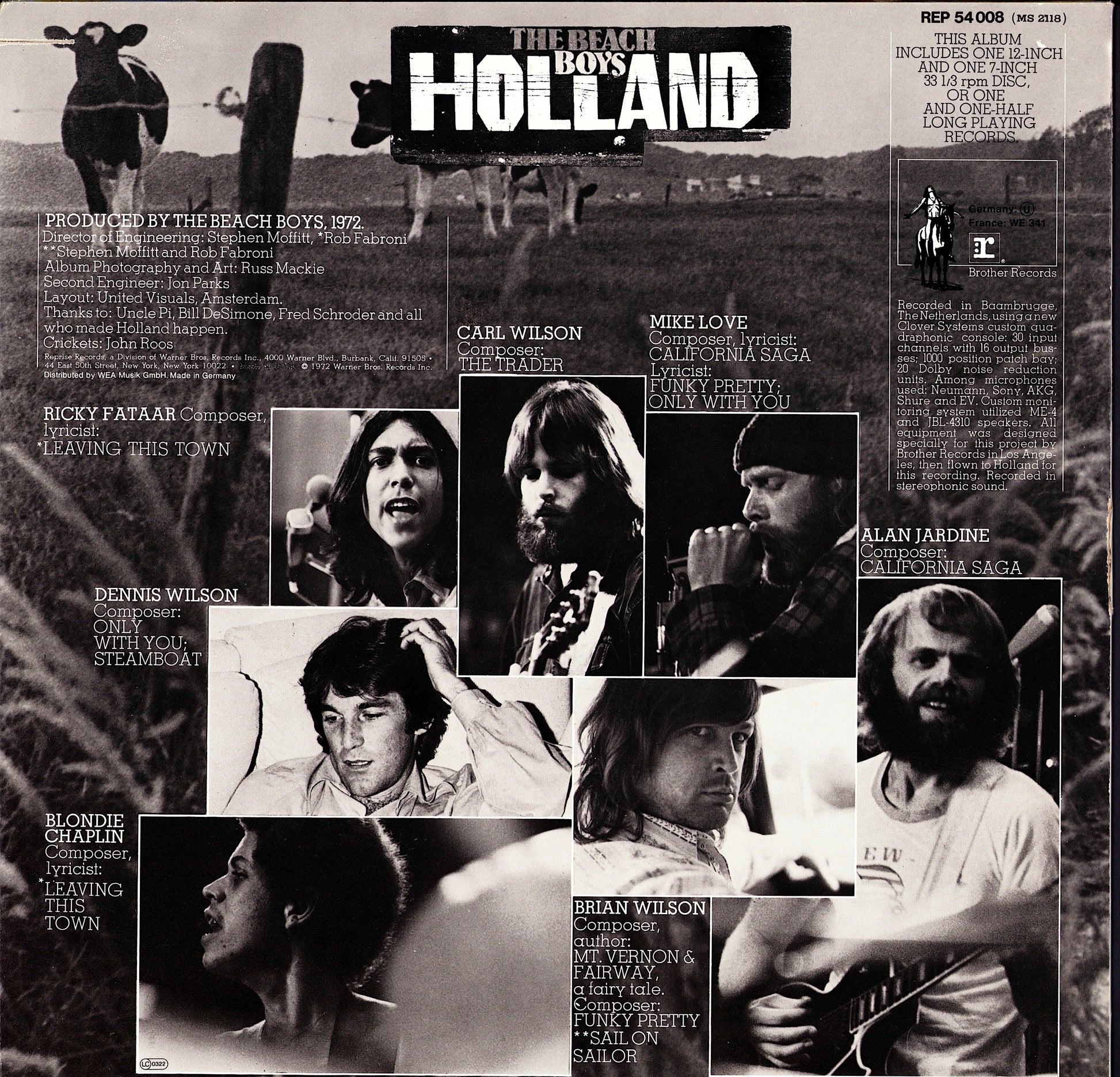 The Beach Boys – Holland Vinyl LP