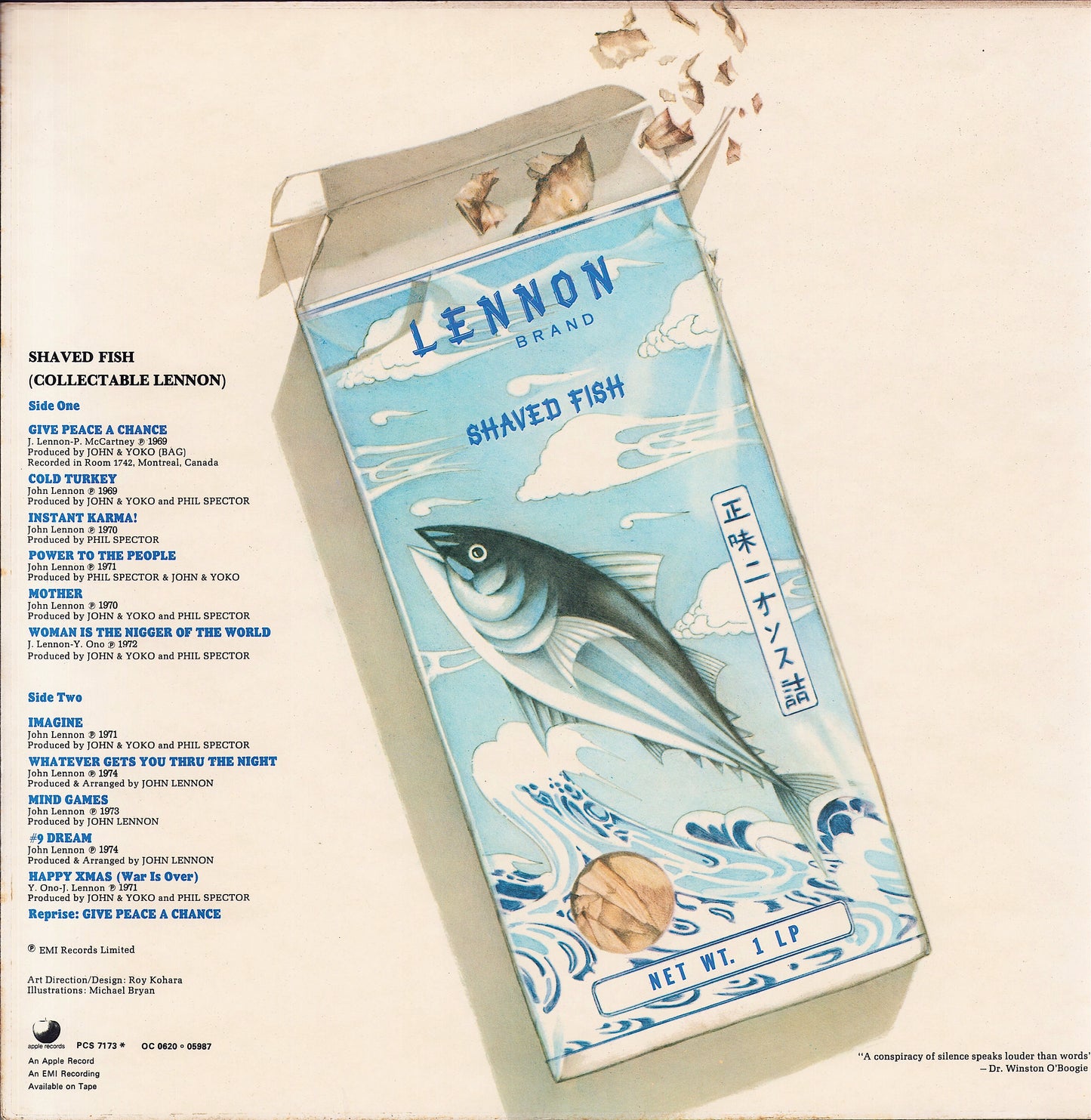 Lennon, Plastic Ono Band ‎- Shaved Fish Vinyl LP UK