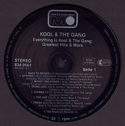 Kool & The Gang – Everything Is Kool & The Gang - Greatest Hits & More Vinyl LP