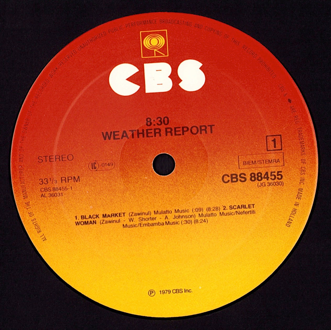 Weather Report - 8:30 Vinyl 2LP