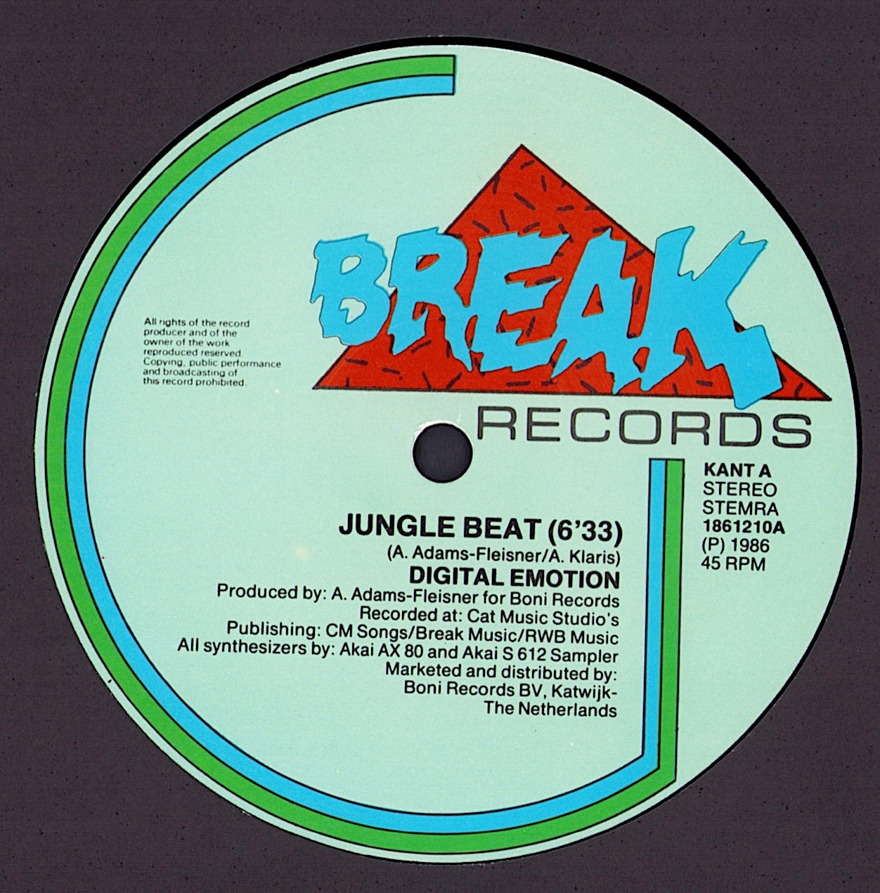 Digital Emotion – Jungle Beat Vinyl 12"