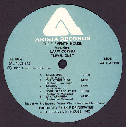 The Eleventh House Featuring Larry Coryell - Level One Vinyl LP