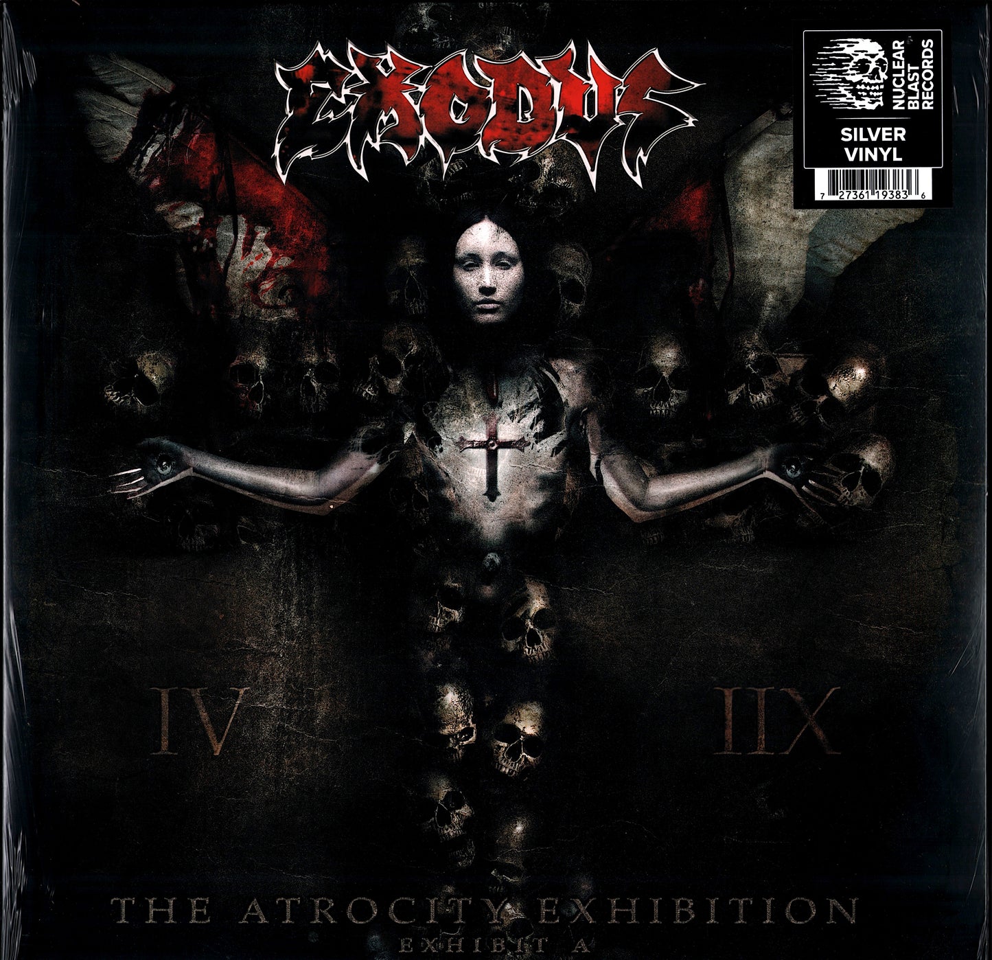 Exodus: The Atrocity Exhibition - Exhibit A Silver Vinyl 2LP Limited Edition