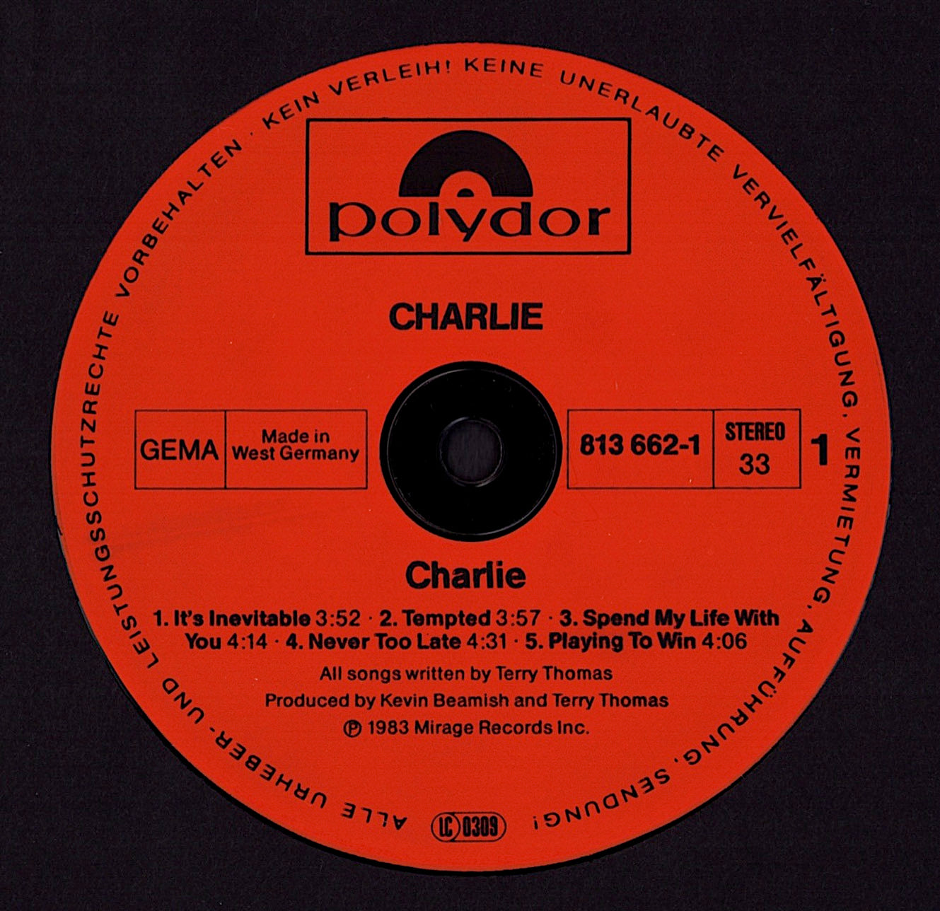 Charlie - Charlie Vinyl LP