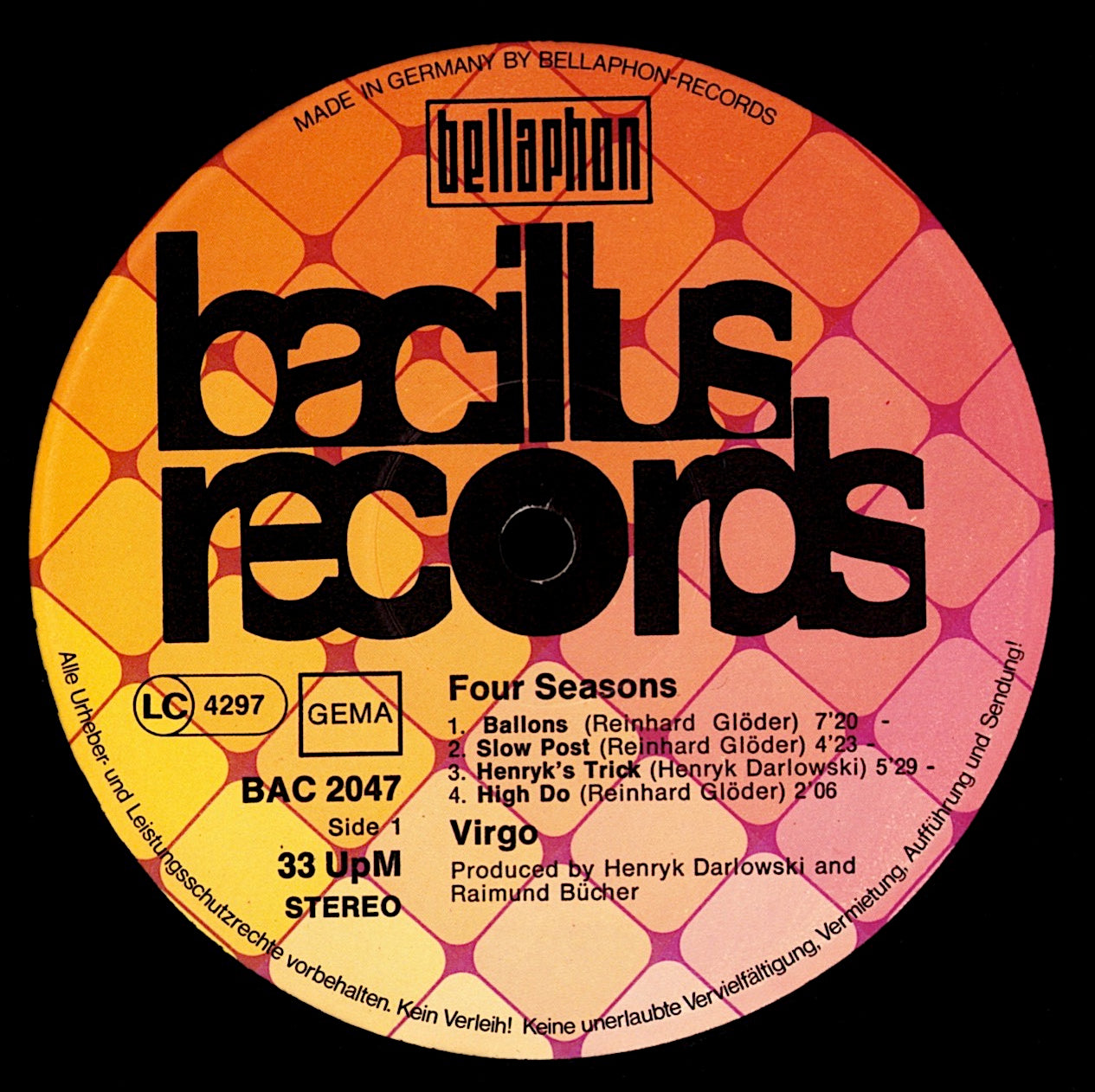 Virgo – Four Seasons Vinyl LP