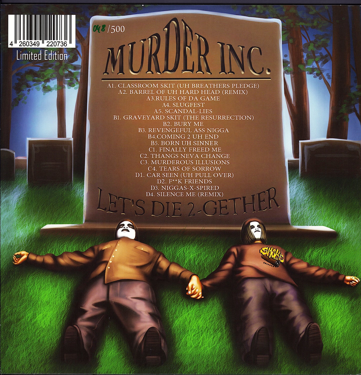 Murder Inc. - Let's Die 2-Gether Green Vinyl 2LP Limited Edition