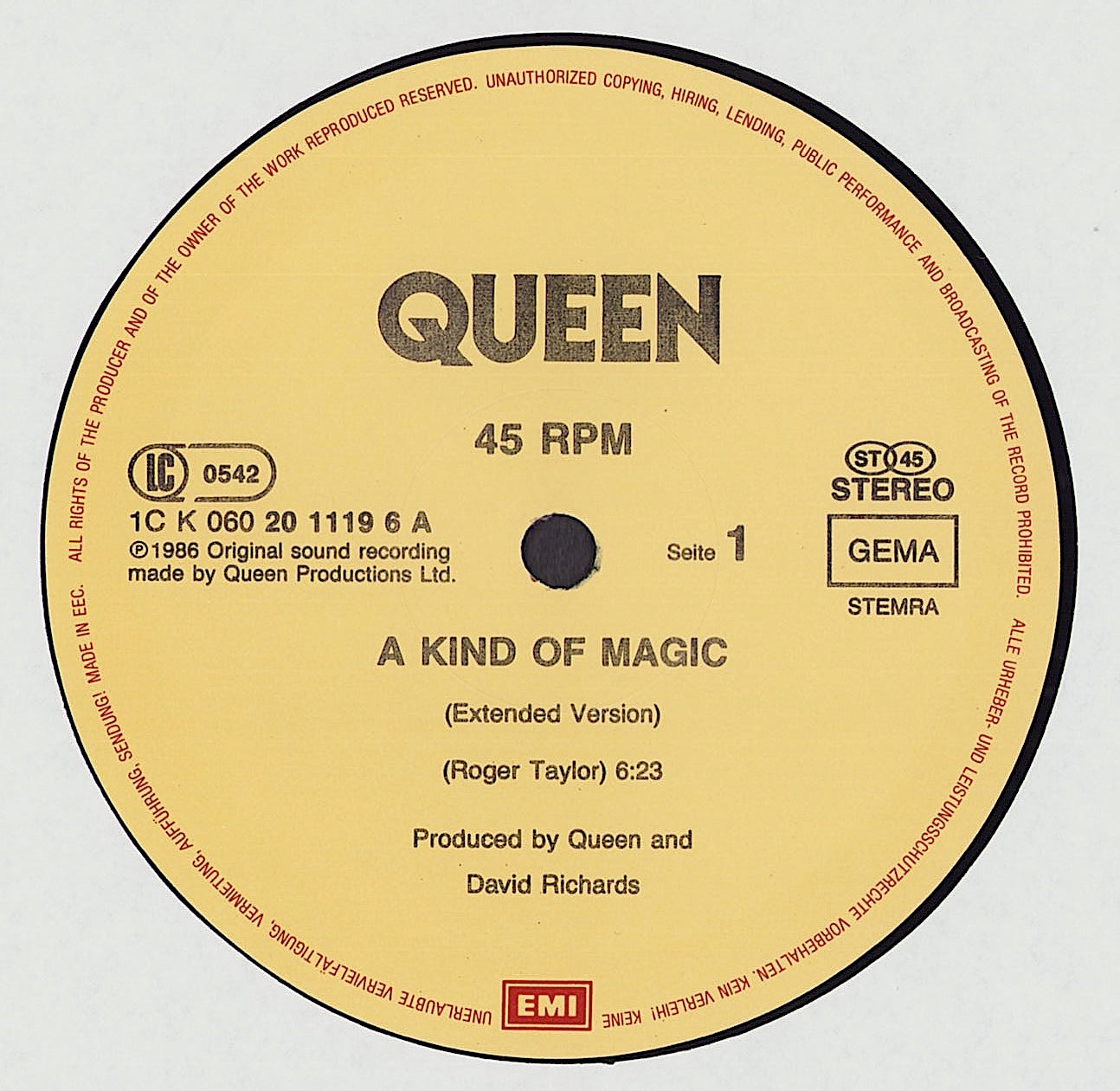 Queen ‎- A Kind Of Magic Extended Version